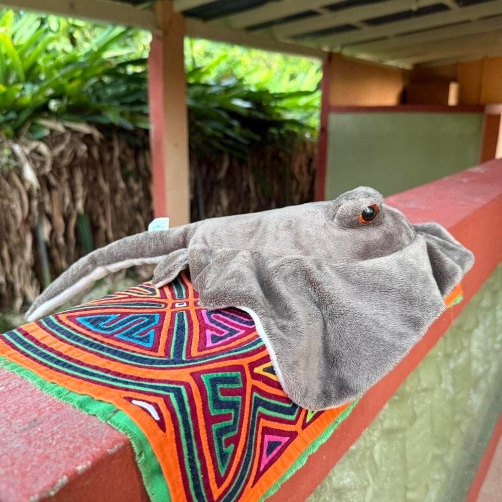 Calplush Stingray Plush 2010 Stuffed Animal Soft Toy Plushie Ocean Marine